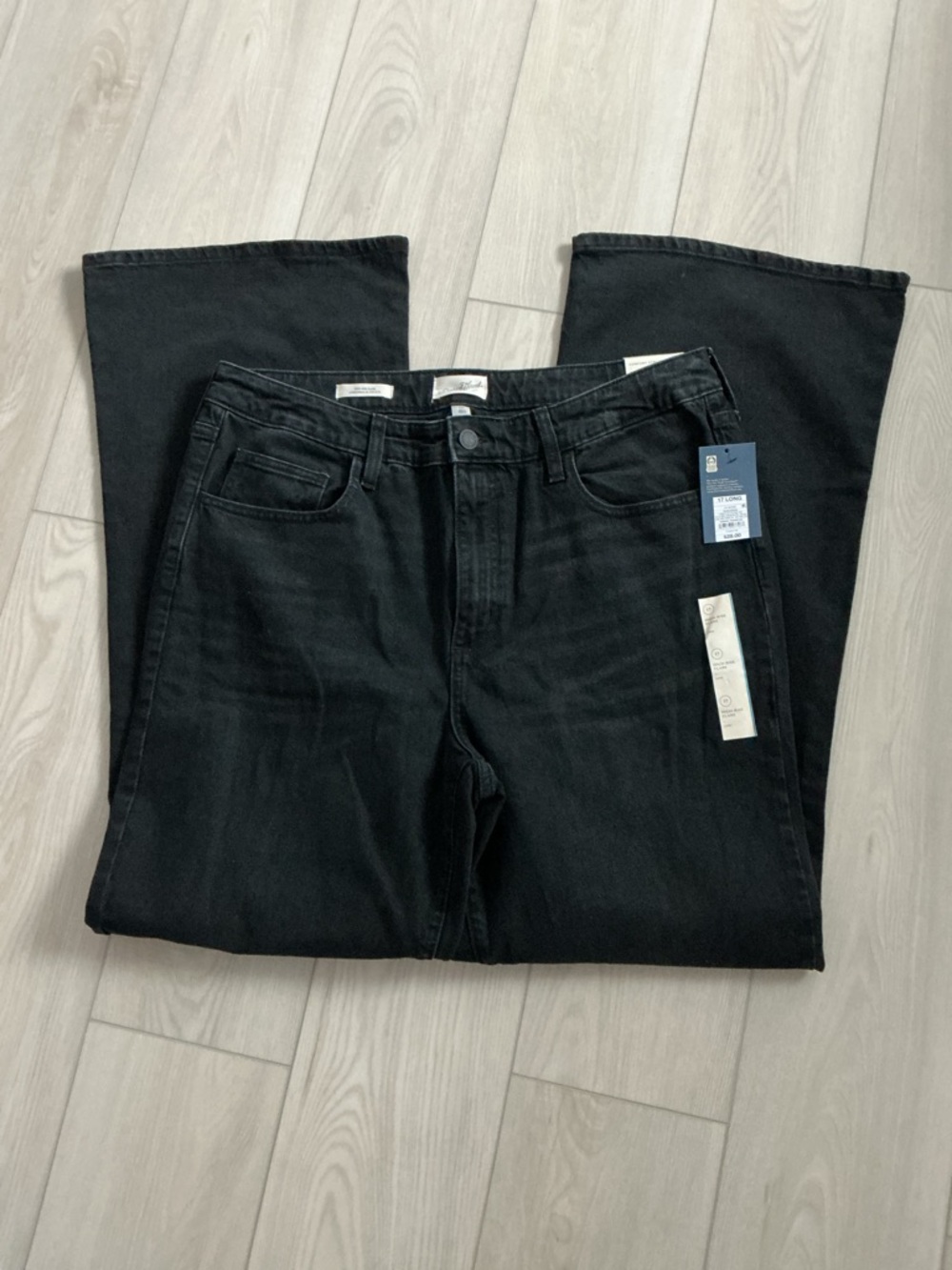 Universal Thread Black High-Rise Wide Leg Jeans
